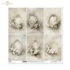 kwiaty, ramy, styl vintage, pastele, elegancja, dekoracja, delikatność, akwarela, botanika, estetyka shabby chic Angielski: flowers, frames, vintage style, pastels, elegance, decoration, delicacy, watercolor, botany, shabby chic aesthetic